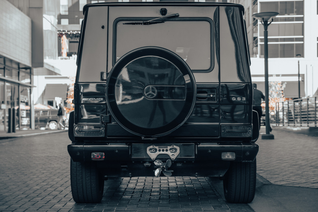 2016 Mercedes-Benz G 63 AMG 4MATIC in Midnight Blue - Rear View