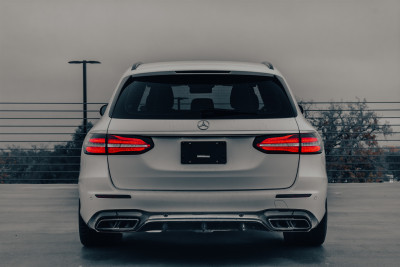 2018 Mercedes-Benz E 63 S AMG 4MATIC Wagon in Polar White - Rear View