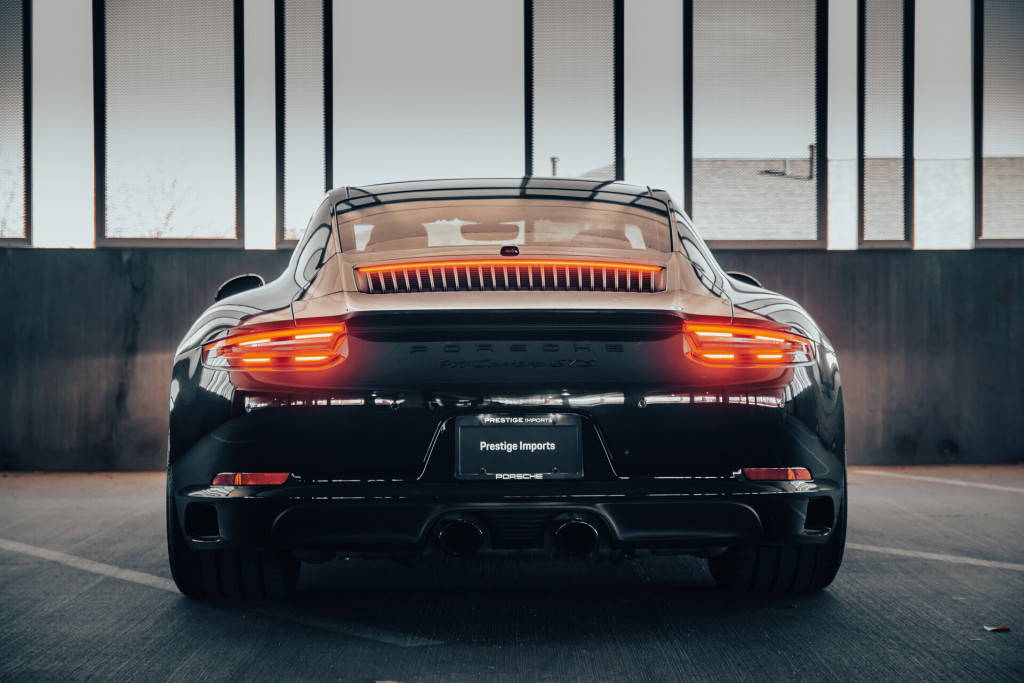 2019 Porsche 911 Carrera GTS in Black - Rear View