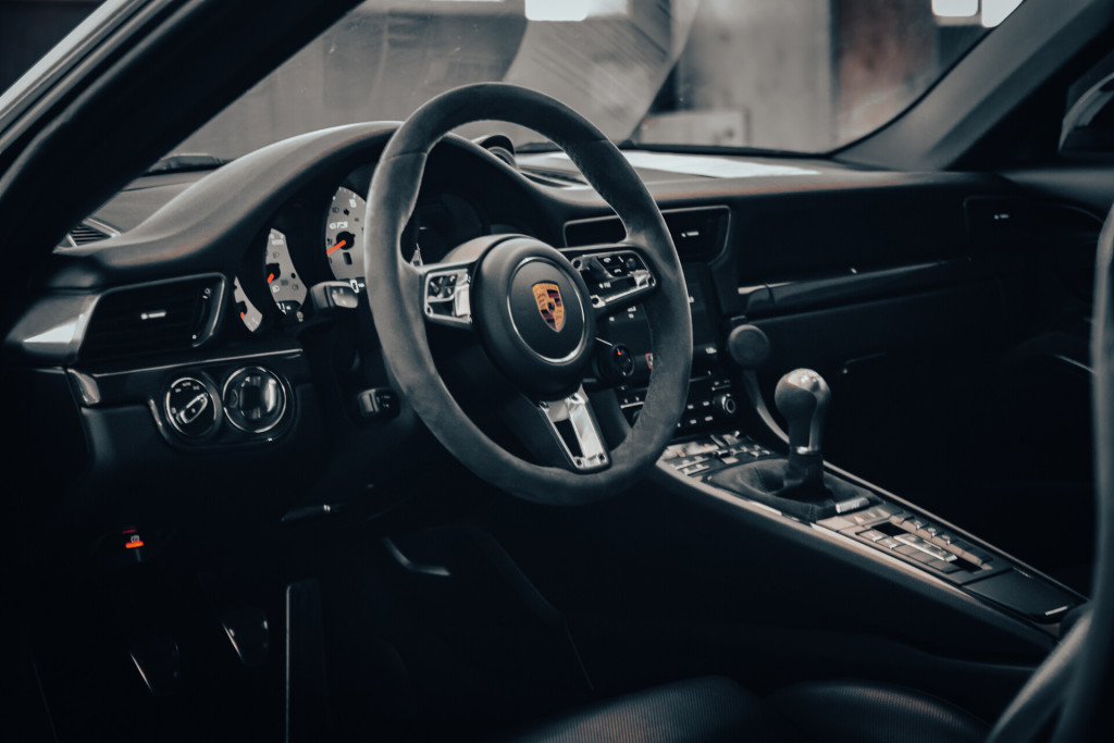 2019 Porsche 911 Carrera GTS in Black - Cockpit View From Driver’s Door