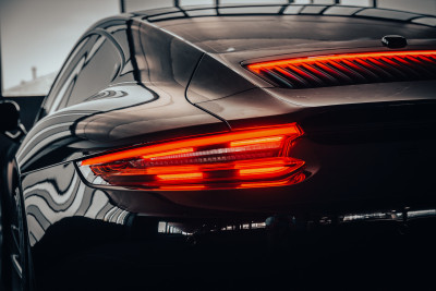 2019 Porsche 911 Carrera GTS in Black - Rear Detail View