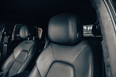 2021 Porsche Cayenne Turbo Coupe in Jet Black Metallic - Front Seats