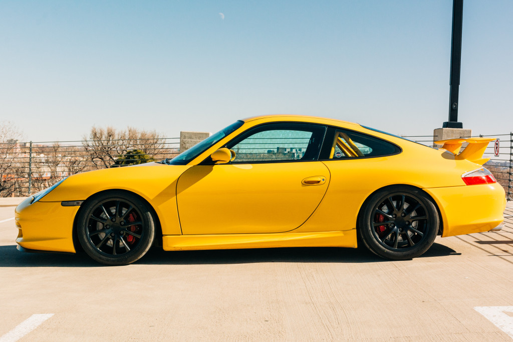2004 Porsche 911 GT3 in Speed Yellow - Driver’s Side View