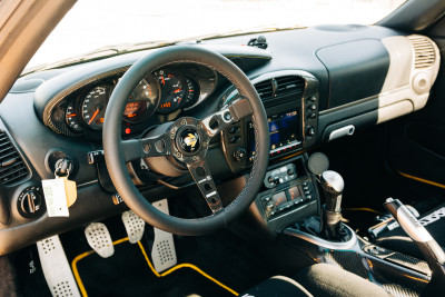 2004 Porsche 911 GT3 in Speed Yellow - Dashboard From the Driver’s Door