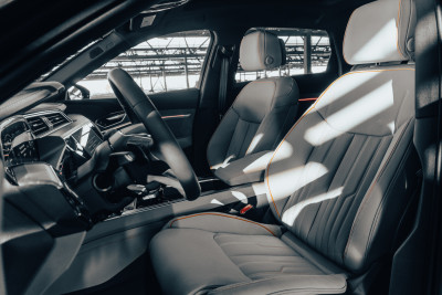 2022 Audi e-tron Chronos Edition quattro in Chronos Gray Metallic - Front Seats in Flint Gray